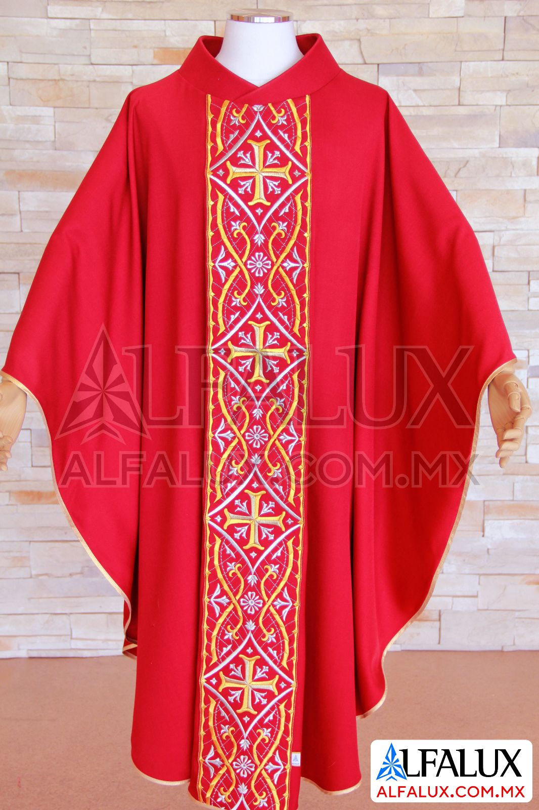 05 FRANCES RECTO  Casulla Alfalux Rojo Central 300 (1)